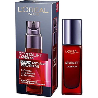 L'Oréal - REVITALIFT LASER X3 - Regenerating Anti-Aging Serum with Hyaluronic Acid