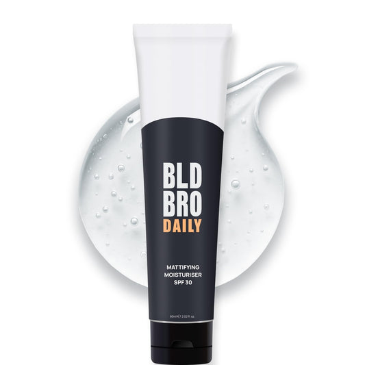BLD BRO Daily SPF 30 for Bald Men ? Mattifying Gel Moisturiser with UVA/UVB Protection ? Hydrating, Fast-Absorbing & Shine-Free ? 60 ml