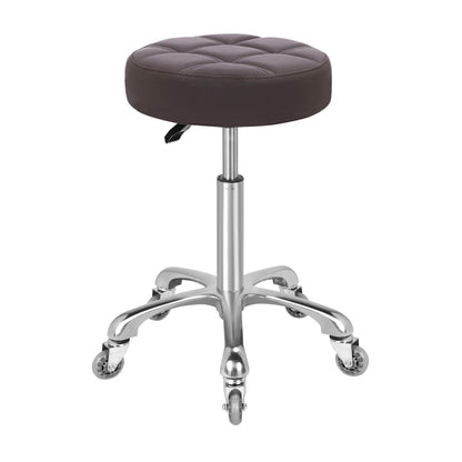 Kaleurrier Swivel Stool Chair,Height Adjustable,400 lbs Heavy Duty Hydraulic Rolling Metal High Stool for Kitchen,Salon,Bar,Office,Massage,Clinic