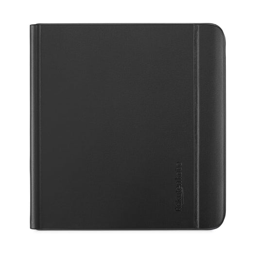 Kobo Libra Colour SleepCover Case | Black Notebook | Sleep/Wake Technology | Built-In 2-Way Stand | Vegan Leather | Compatible with 7? Kobo Libra