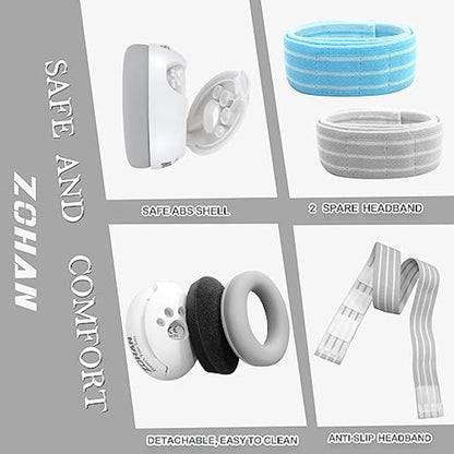 ZOHAN Baby Ear Defenders Boys 0-36 Months Autism Noise Cancelling Headphones for Sleeping Airplane Fireworks,Toddler Hearing Protection,Adjustable Soft Headband,Newborn Baby