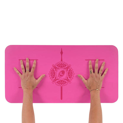 Liforme Yoga Pad - Free Yoga Bag, Eco-Friendly and Non Slip Yoga Knee Pad, Elbows and Hands, Biodegradable & Warrior-Like Grip Yoga Mat with The