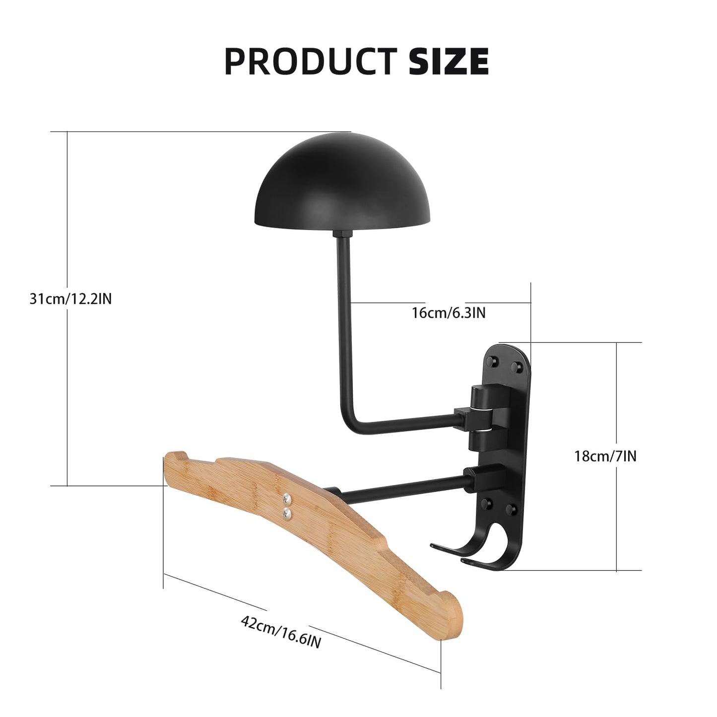 motofans Motorcycle Helmet Holder Wall Hanging Helmet Motorcycle Wall Hat Holder