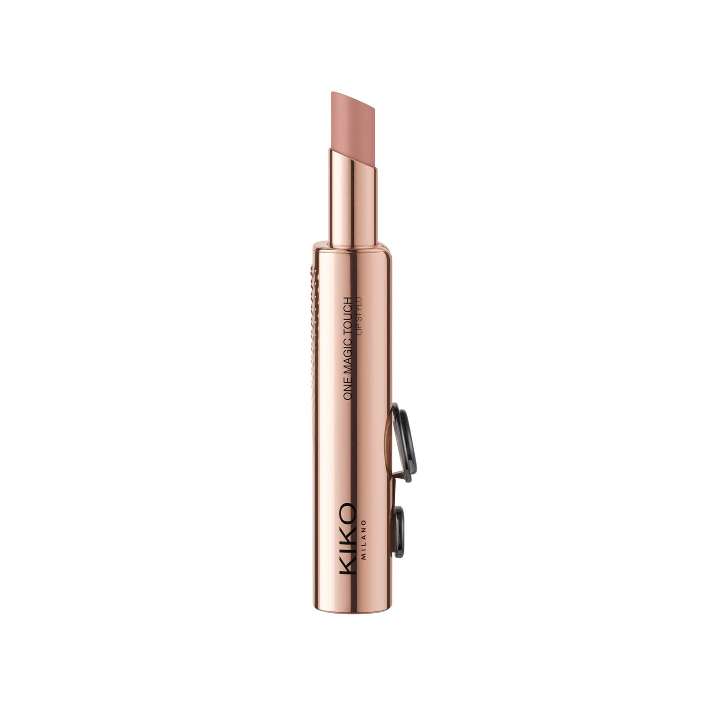KIKO Milano One Magic Touch Lip Stylo 02, Moisturising Demi-Matt Lipstick With One-Touch Slide Opening