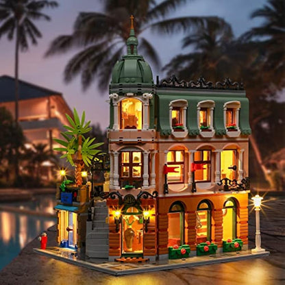 LIGHTAILING Led Light Compatible With 10297 Boutique Hotel Building Blocks Model - NOT Included The Model Set