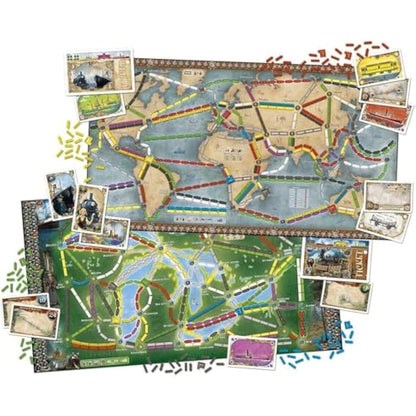 Days of Wonder | Ticket to Ride Rails and Sails | Board Game | Ages 10+ | 2-5 players | 60-120 Minutes Playing Time