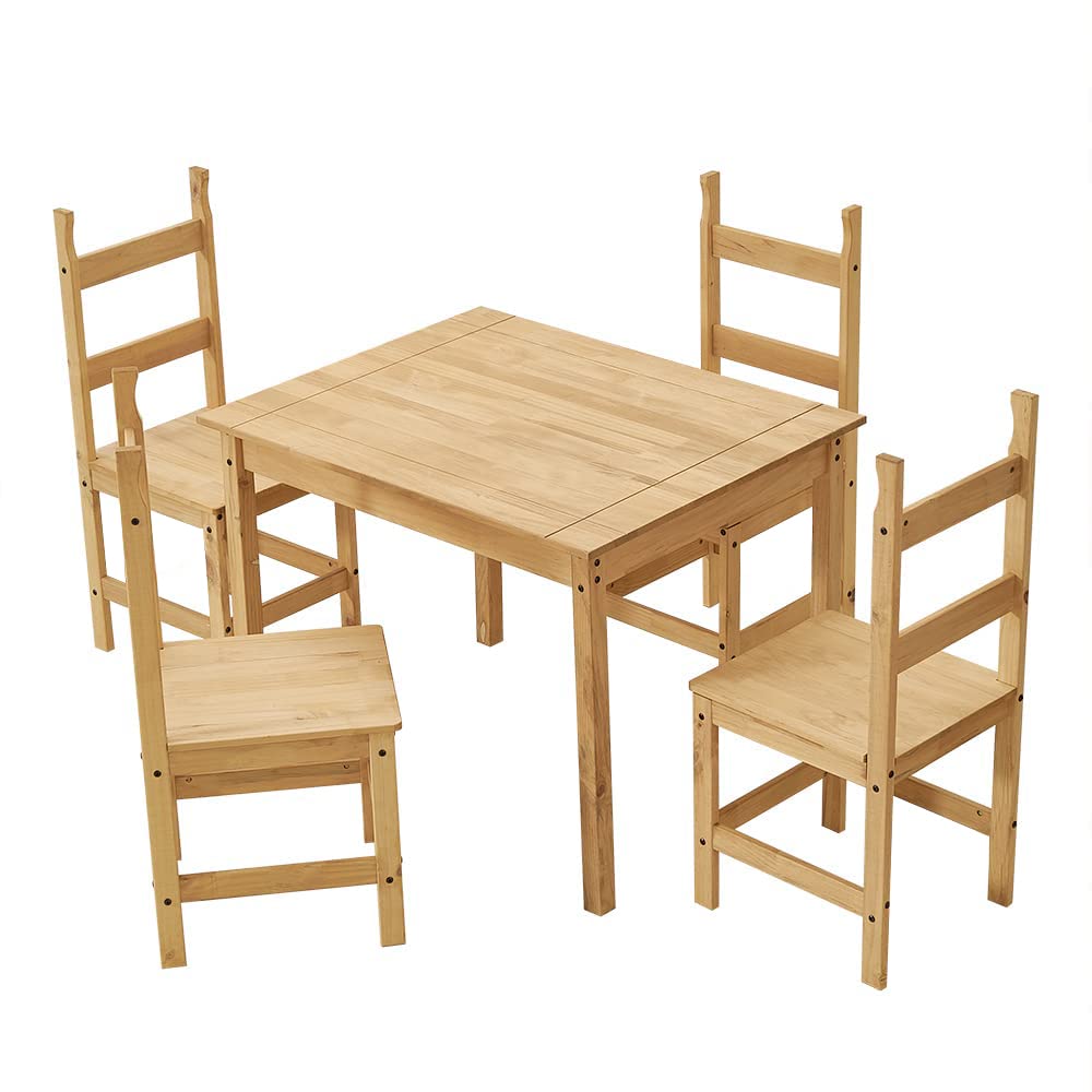 Panana Corona Dining Set With Chairs Home Kitchen Dining Room Furniture Set (Table with 4 Chairs)