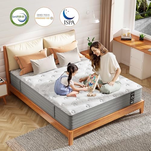 CIUANCE Single Size Mattress 3FT, 10 Inch Gel Infused Single Mattress with Individual Pocket Springs for Ultimate Support & Pressure Relief