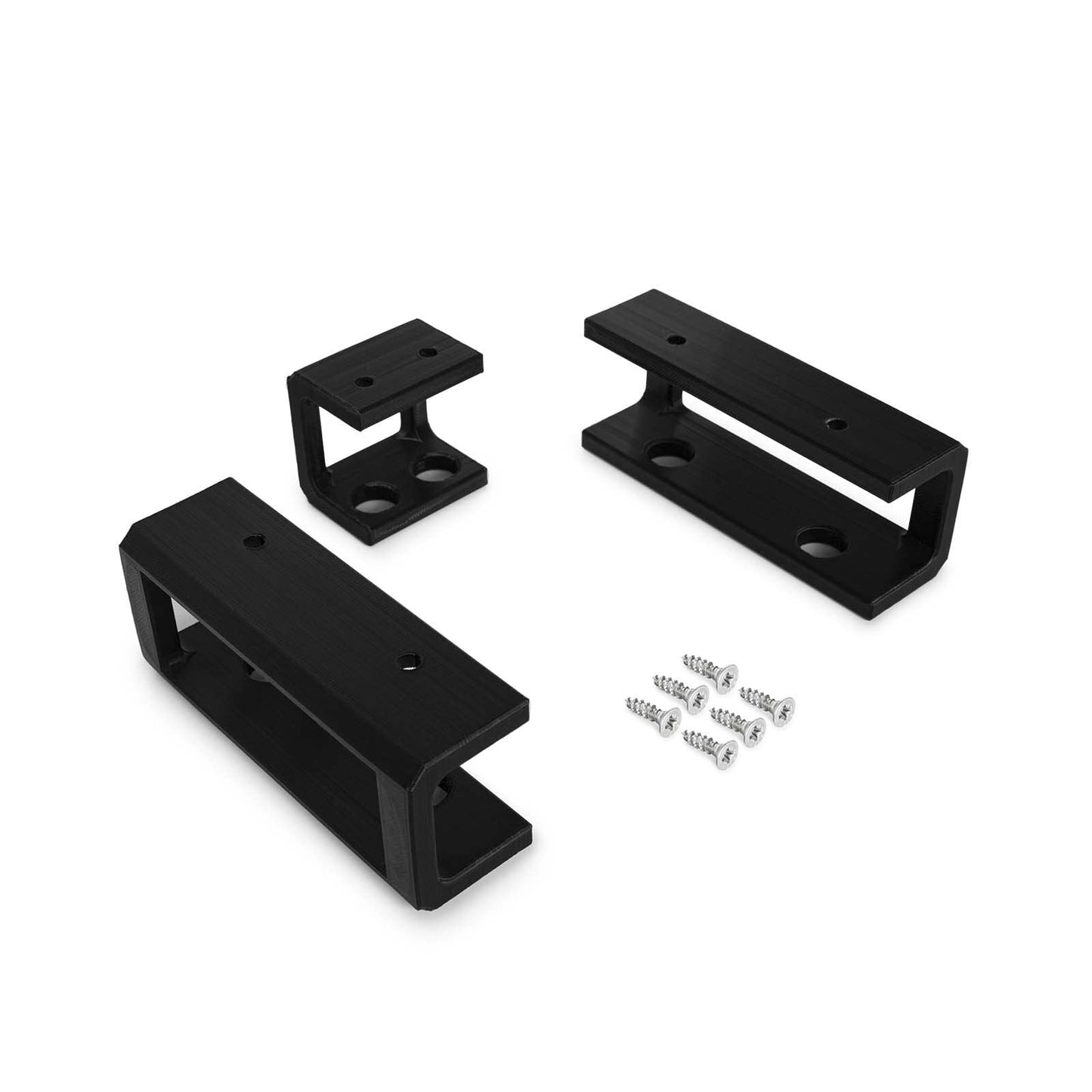 MOBILEFOX Laptop Under-Table Shelf, Holder, Stand for Notebook, MacBook, 0 to 35 mm in Height, Black