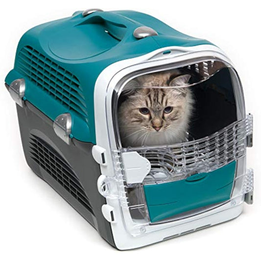 Catit Cabrio Cat Carrier, Turquoise