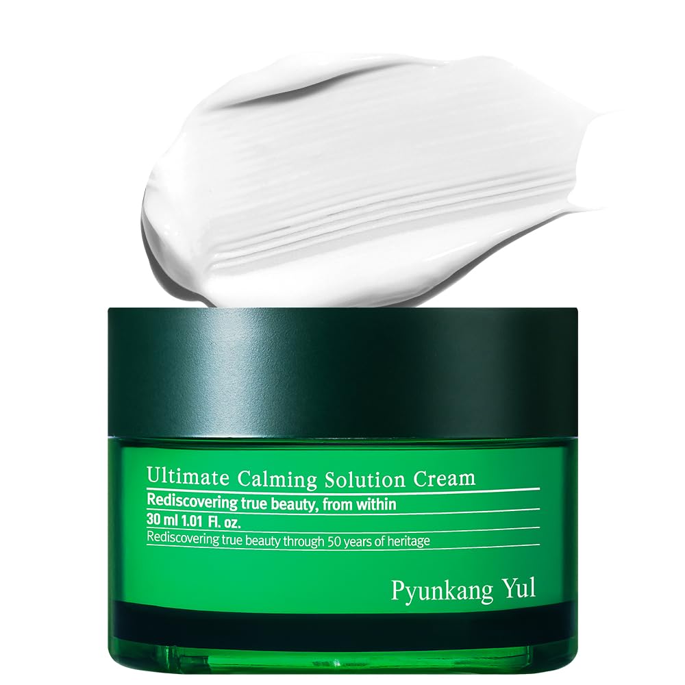 [PKY] Pyunkang Yul Ultimate Calming Solution Cream for Sensitive Skin with Patented Ingredients, Moisturizer Intensely Calms & Soothes Redness with