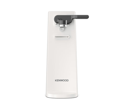 Kenwood Electric Can Opener CAP80.000WH, Multifunctional Kitchen Assistant 3-in-1 with Integrated Knife Sharpener, Can Opener and Bottle Opener, with