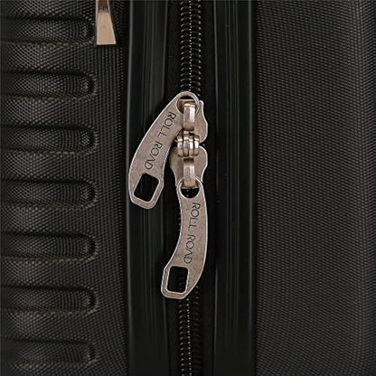 Roll Road India Adaptable Beauty Case Black 29x21x15 cms ABS