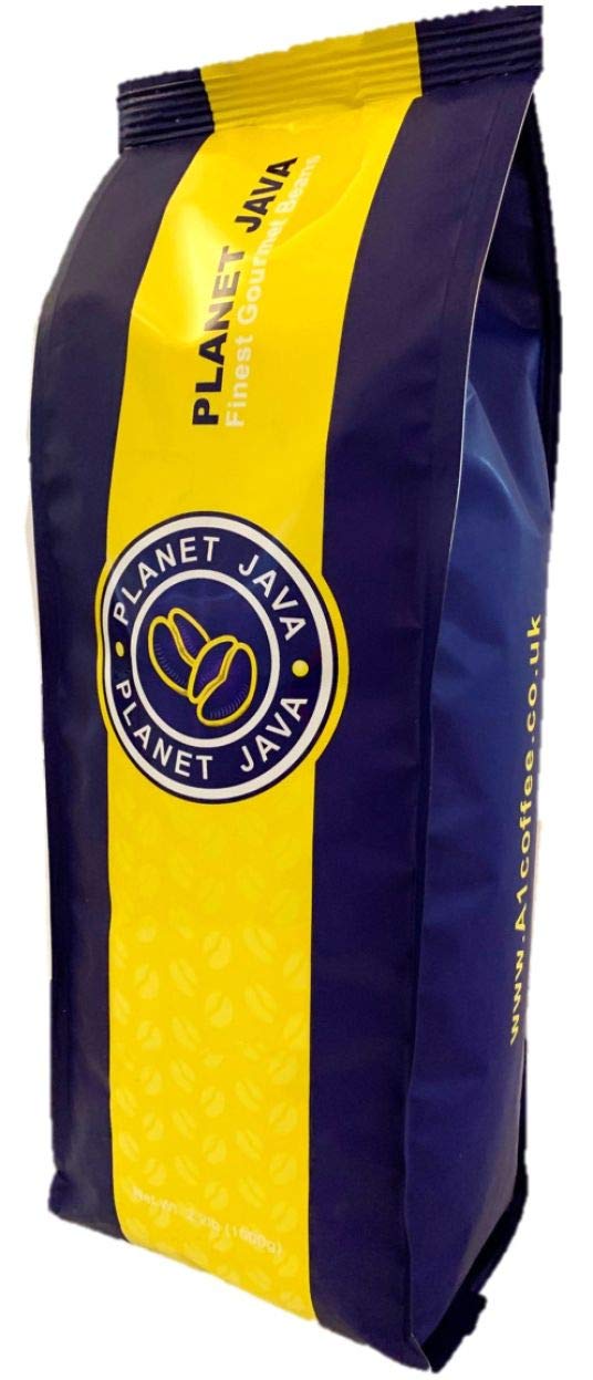Planet Java Espresso Napoli Dark Roast Coffee Beans (1kg), Hand Roasted in The UK, Espresso Blend for All Coffee Machines