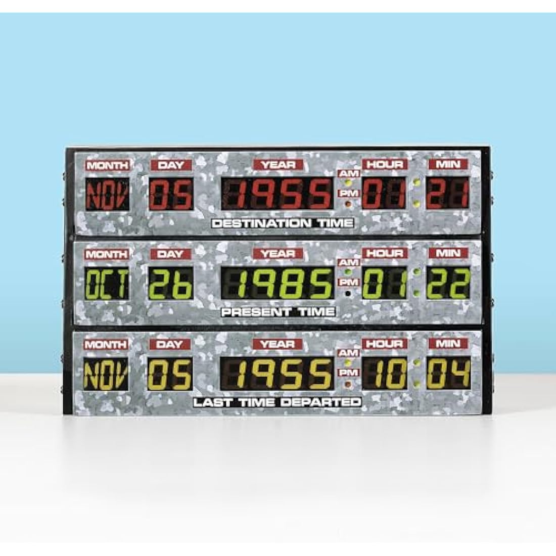 Numskull Back to The Future 3D Lamp Wall Light Plastic - Ambient Lighting Gaming Accessory for Bedroom, Home, Study, Office, Work - Official Back to The Future Merchandise