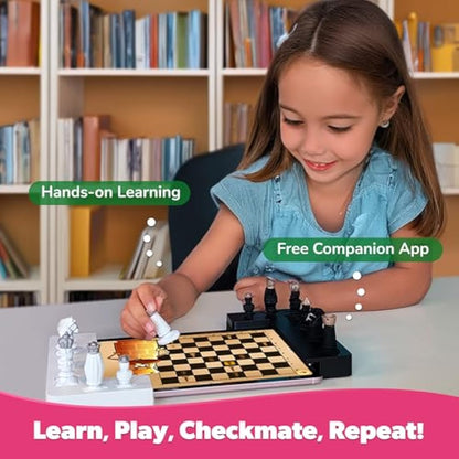 PlayShifu Interactive Chess Board Game - Tacto Chess (Kit + App with 4 Modes) Fun Chess Set for Kids, Beginners, for Kids, Age 6 & Up | Chess Learning Games (Tablet Not Included)