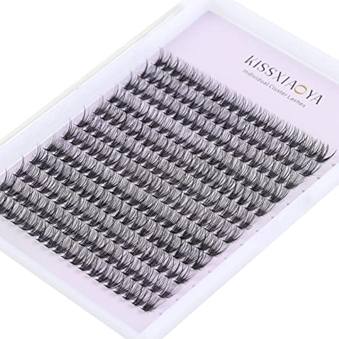 Cluster Eyelash 240pcs 40D 0.07 D Curl 11mm Cluster Eyelashes Extensions, Soft Individual Lashes Natural False Eyelashes Clusters DIY Eyelash Extension At Home (11mm, 40D-D-0.07)
