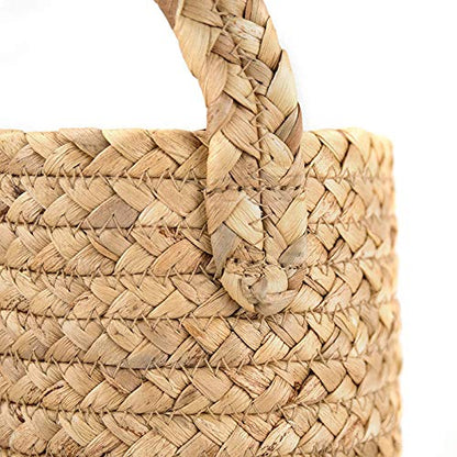 Eidoct Wall Hanging Basket, Water Hyacinth Wicker Baskets