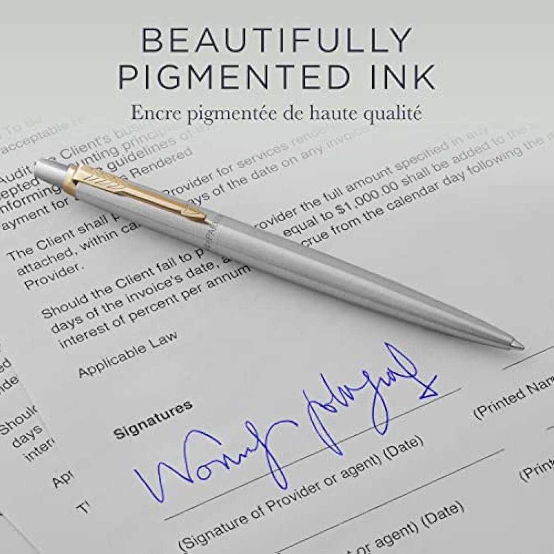 Parker Ballpoint Pen Refills | Medium Point | Blue QUINKflow Ink | 3 Count