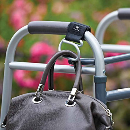 Jumbo Swirly Hook Black/ Gold Stroller Accessory