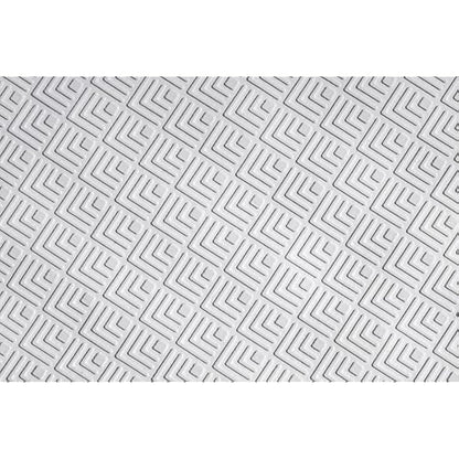 Croydex Rubagrip Square Shower Mat - Secure Grip Suction Cups for a Non Slip Shower Mat with Anti Mould and Anti-Bacterial Additive Made From Natural Rubber, 53x53cm