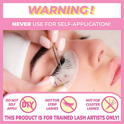 MIYA LASH Ultra Bond Eyelash Extension Glue | Professional Use | 8 Weeks Retention | 1-2 Sec Dry Time | Volume & Classic Individual Lash Adhesive | Super Strong Bond Lash Extension Glue 5ml Salon Use