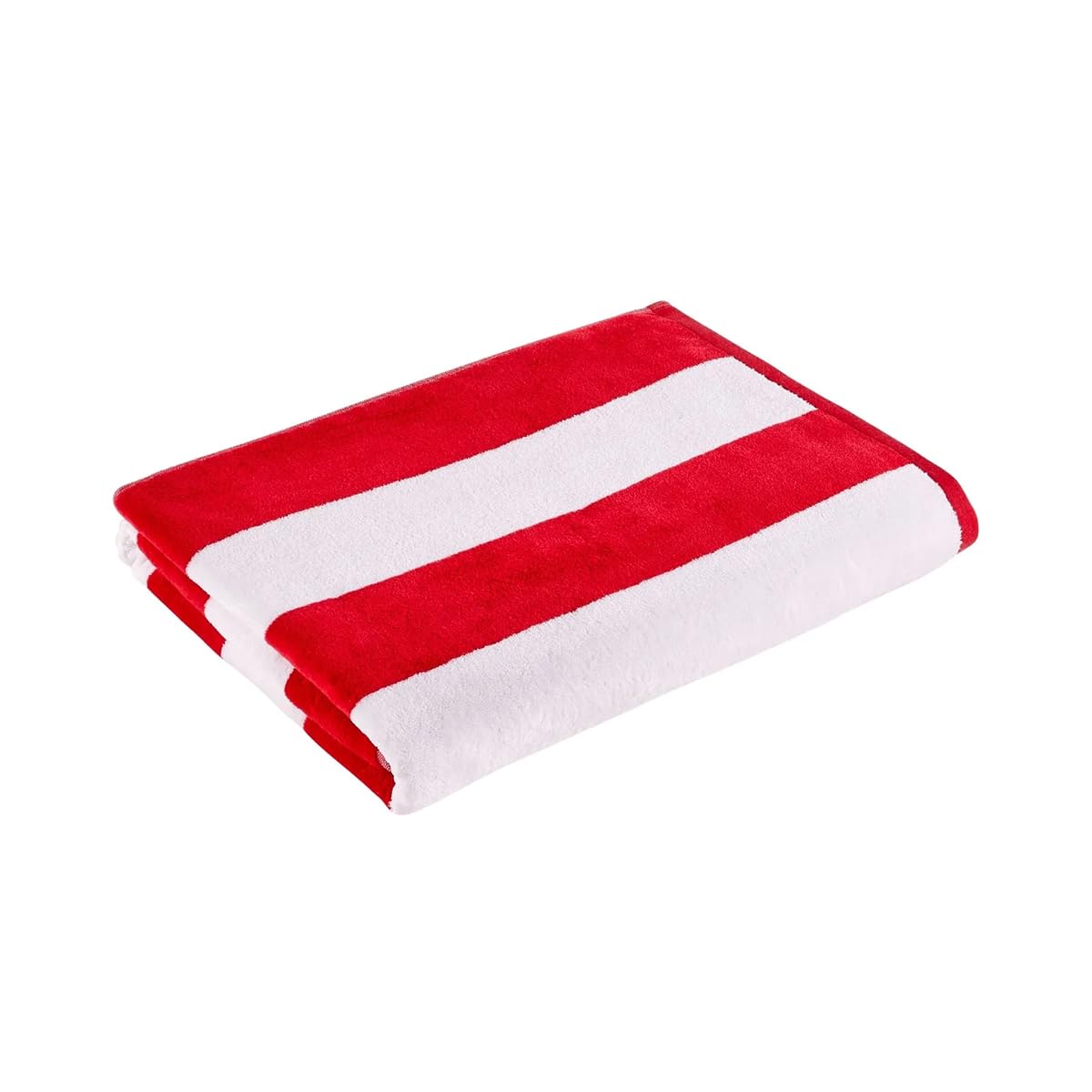 Christy Cabana Stripe Beach Towel | Extra Large | Sand Free | 100% Cotton | Luxury Super Soft Velour Front | Quick Dry Towelling Rear
