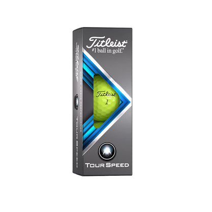 TITLEIST Unisex Tour Speed Golf Ball, Yellow, One Size UK