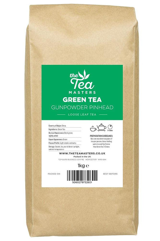 The Tea Masters Loose Leaf Tea - Green Gunpowder Pinhead (1x1kg)