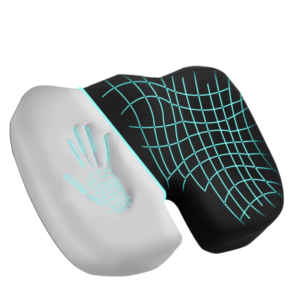 Home Sense Memory Foam Seat For Cushion Chair and Armchairs, Posture Support, Breathable And Soft, Car Seat, Comfort, Lumbar Support