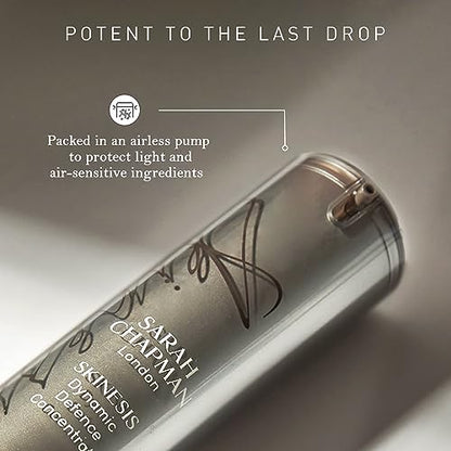 Sarah Chapman Skinesis Dynamic Defence Concentrate Moisturiser SPF 15 - Anti Ageing Intensive Face Moisturiser - 40ml Day Cream for Brighter and More Radiant Skin