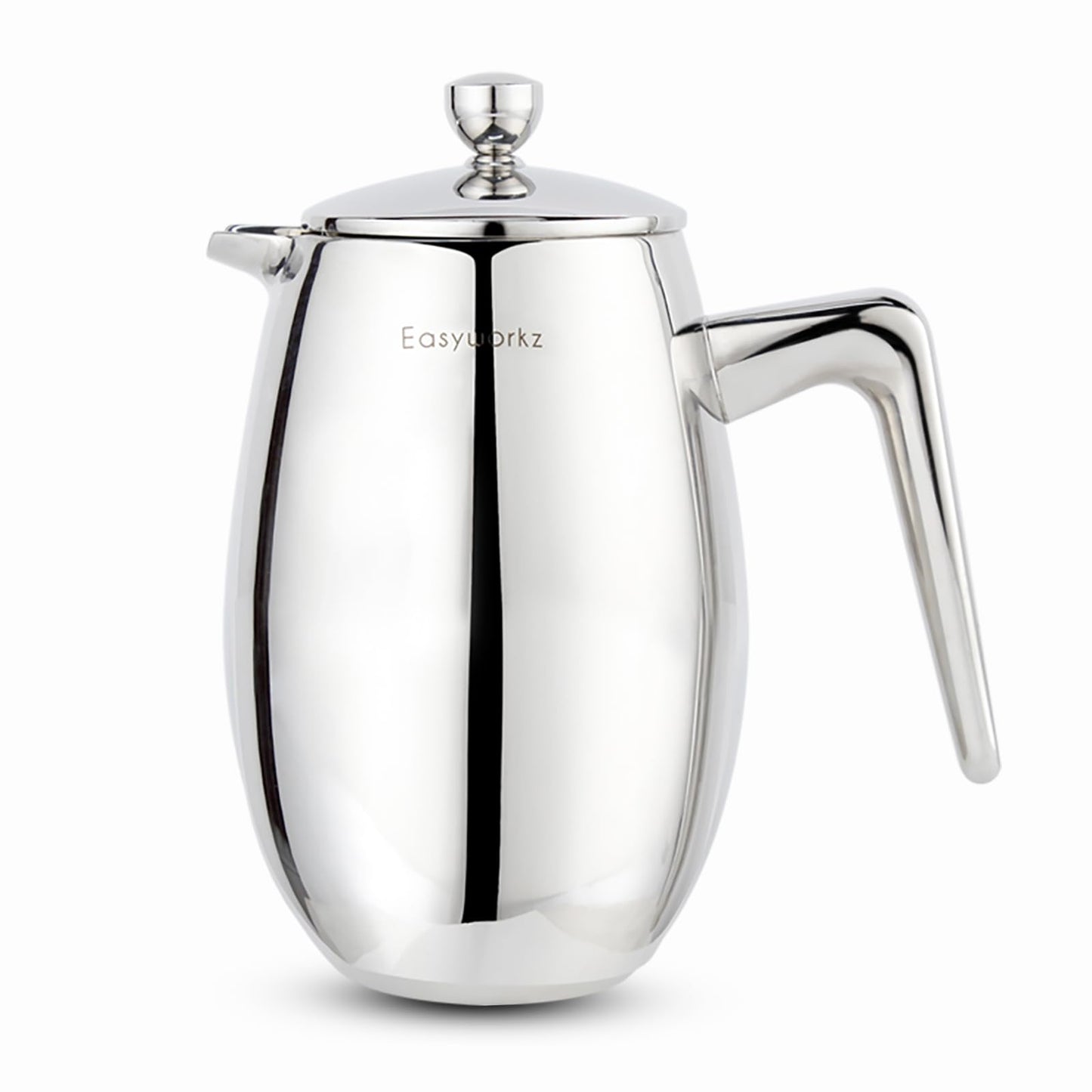Easyworkz Nando Double Wall French Press Coffee Maker 1000ml Stainless Steel Insulated Thermal Cafetiere