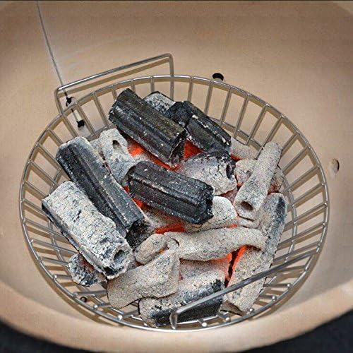 Onlyfire Stainless Steel Charcoal Ash Basket Fits for Large BGE, Kamado Joe Classic