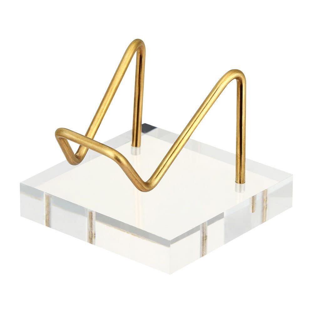 CENPEK Acrylic Display Stand Decorative Display Pedestals Acrylic Small Mineral Crystal Display Stand