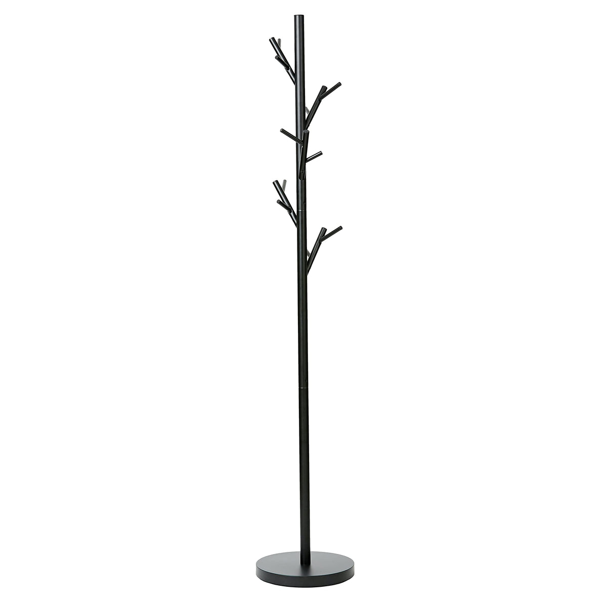 LOVE IT STORE IT Loft Metal Coat Stand - Modern Jacket Stand for Hallway, Bedroom, Office - 170 cm High Stable - Matt Black