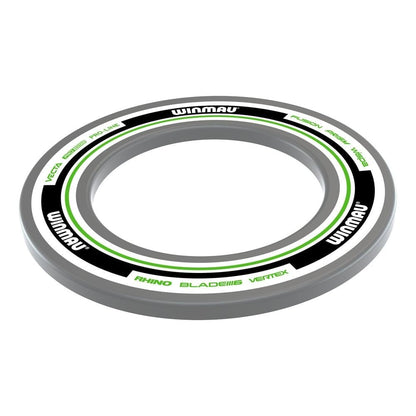 WINMAU Dart Board Surround Ring - Advance White and Green Dartboard Surround - Backboard Wall Protector