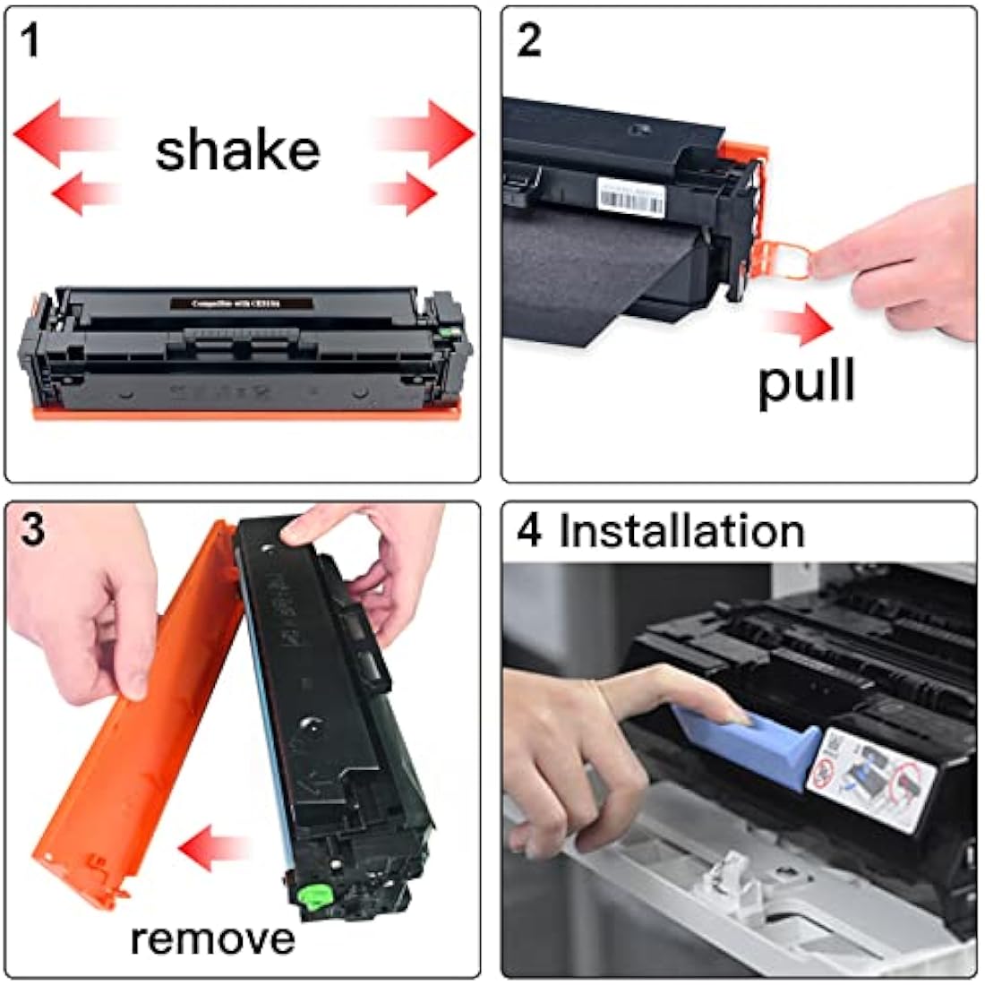 BeOne 4X 126A CE310A CE311A CE312A CE313A 130A CF350A Toner Cartridges Compatible for Laserjet Pro 100 Color MFP M175 M175A M175nw M176 M176FN M177 M177FW M275 M275NW CP1020 CP1025 CP1025nw (BK/C/M/Y)