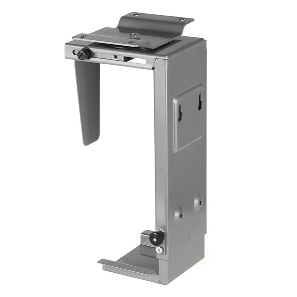 Maclean MC-713B or MC-713S Under Desk PC Mount The 10 kg Black Or Silver Silver