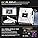 Thermalright Burst Assassin 120 Vision Digital CPU Cooler - IPS 2.4-inch Square Rotatable Display, 120mm Forward and Reverse Fan Design, Support Intel LGA1700/1150/1151/1200/1851, AMD AM4/AM5|White