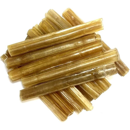 Cigar Chews Thick 5" x 50 Natural Rawhide Dog Treats Pressed Rolls LODC