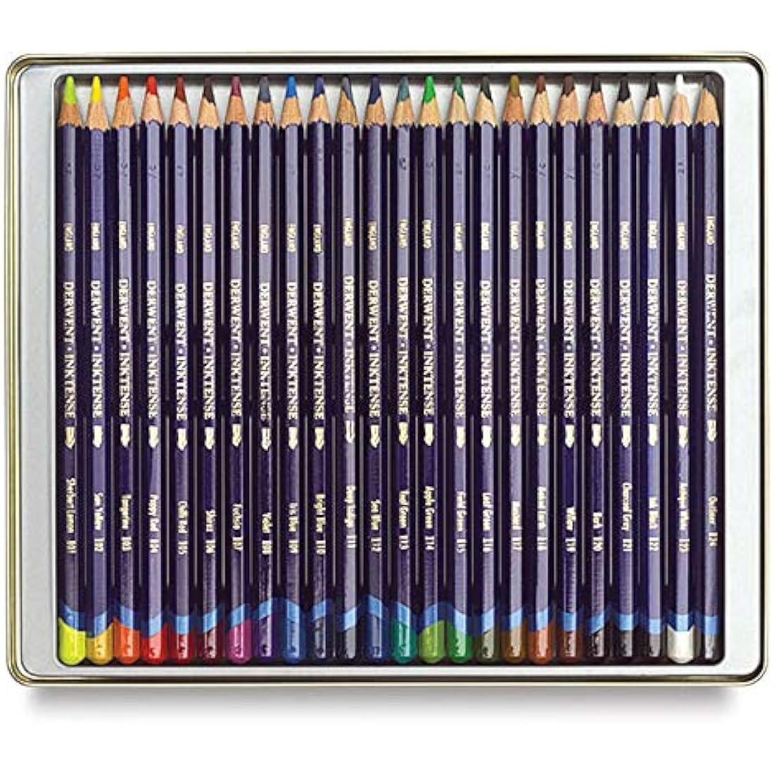 Derwent Inktense Pencils 24 Pieces Multi-Coloured