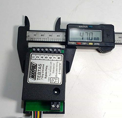 Maypole 12V 7 Way Bypass Relay with Audible Buzzer Trailer and Caravan Towing Electrics