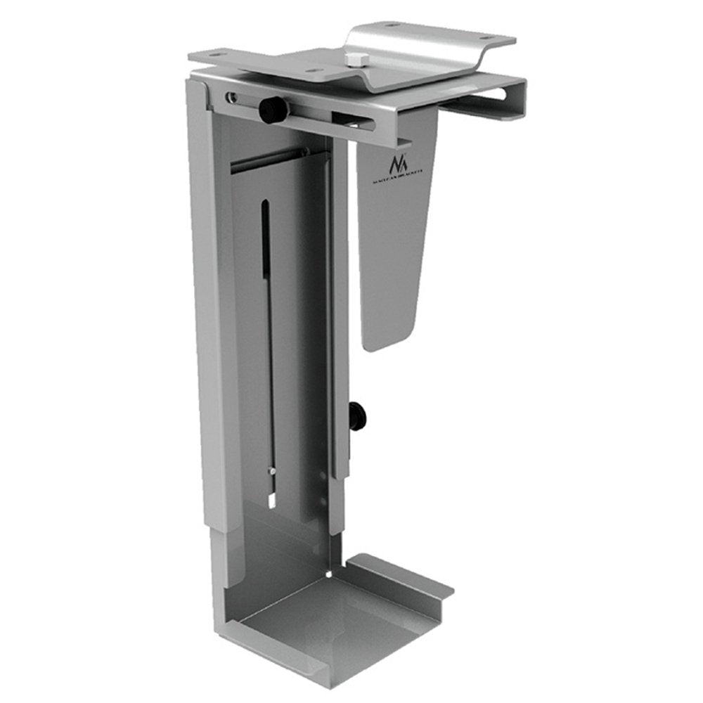 Maclean MC-713B or MC-713S Under Desk PC Mount The 10 kg Black Or Silver Silver