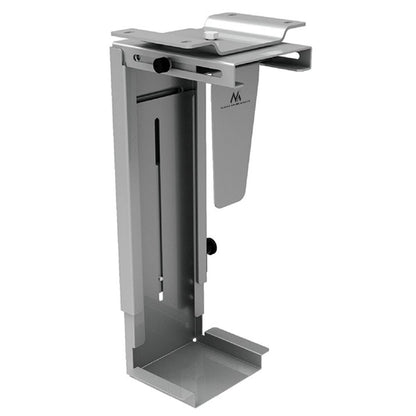 Maclean MC-713B or MC-713S Under Desk PC Mount The 10 kg Black Or Silver Silver