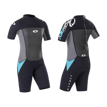 Osprey Women's Osp L - Origin Shorty Wetsuit, Black Blue, XS UK