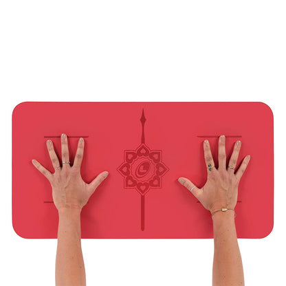 Liforme Yoga Pad - Free Yoga Bag Included - Eco-Friendly and Non Slip Yoga Knee Pad, Elbows and Hands, Biodegradable & Warrior-Like Grip Yoga Mat with