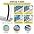 VEVOR Pool Handrail, 30" x 30" Swimming Pool Stair Rail, 2 PCs Stainless Steel Stair Pool Hand Rail Rated 375lbs Load Capacity, Pool Rail with Quick Mount Base Plate, and Complete Mounting Accessories