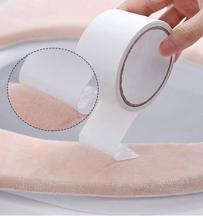 shouzhigo Thicken Toilet seat Cover Cushion Pads Warmer Soft and Washable Toilet Seat Cover Pads grey, S