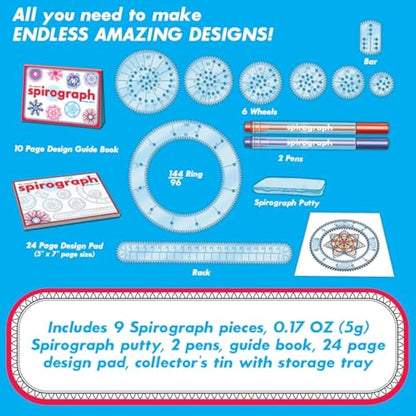 Spirograph Design Tin Set