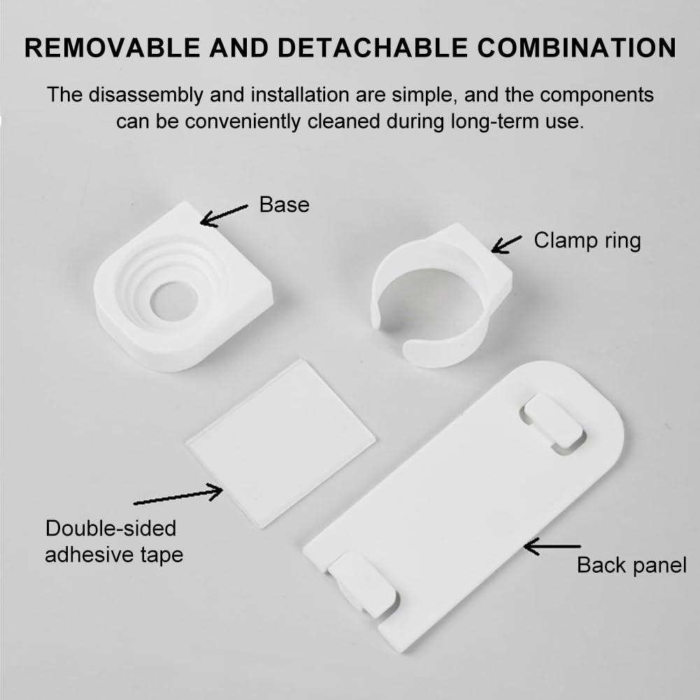 4 Packs Toothbrush Holder Electric Toothbrush Holder Wall Mounted